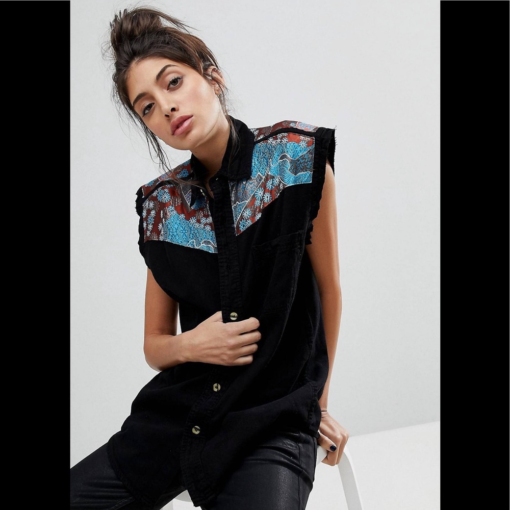 COPY - NWT ASOS Reclaimed Vintage revived Western Shirt